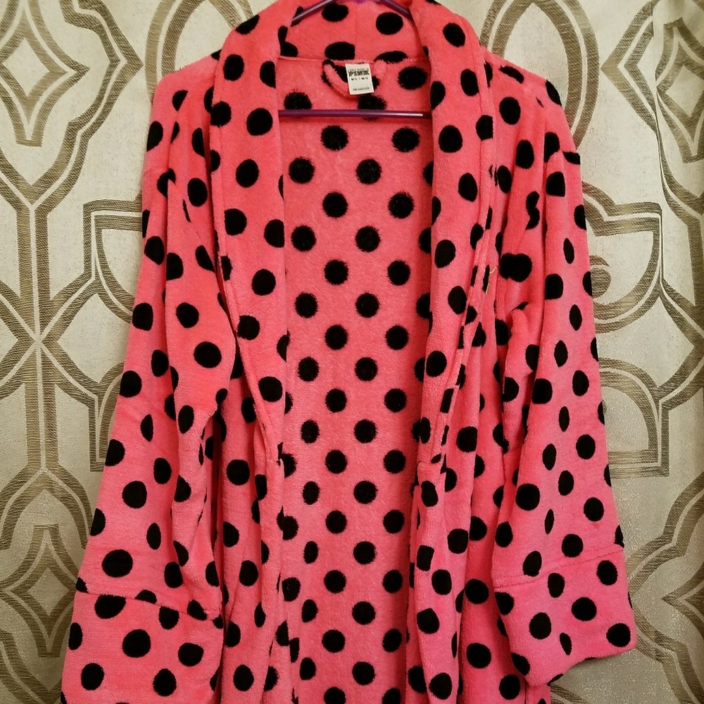Pink Victoria Secret Bath Robe - Picture 2 of 2